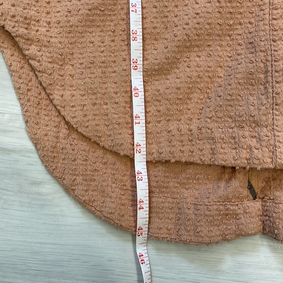 NWT Free People 100% Cotton Textured Shirt/Dress - Picture 14 of 16